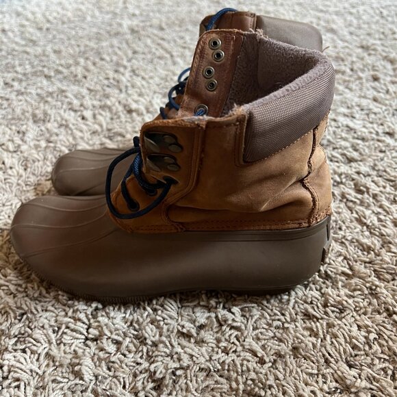 Sperry Duck Boots, Brown, Womens Size 8.5 - Picture 3 of 4